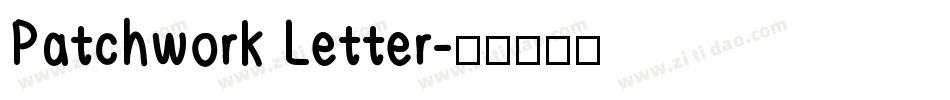 Patchwork Letter字体转换